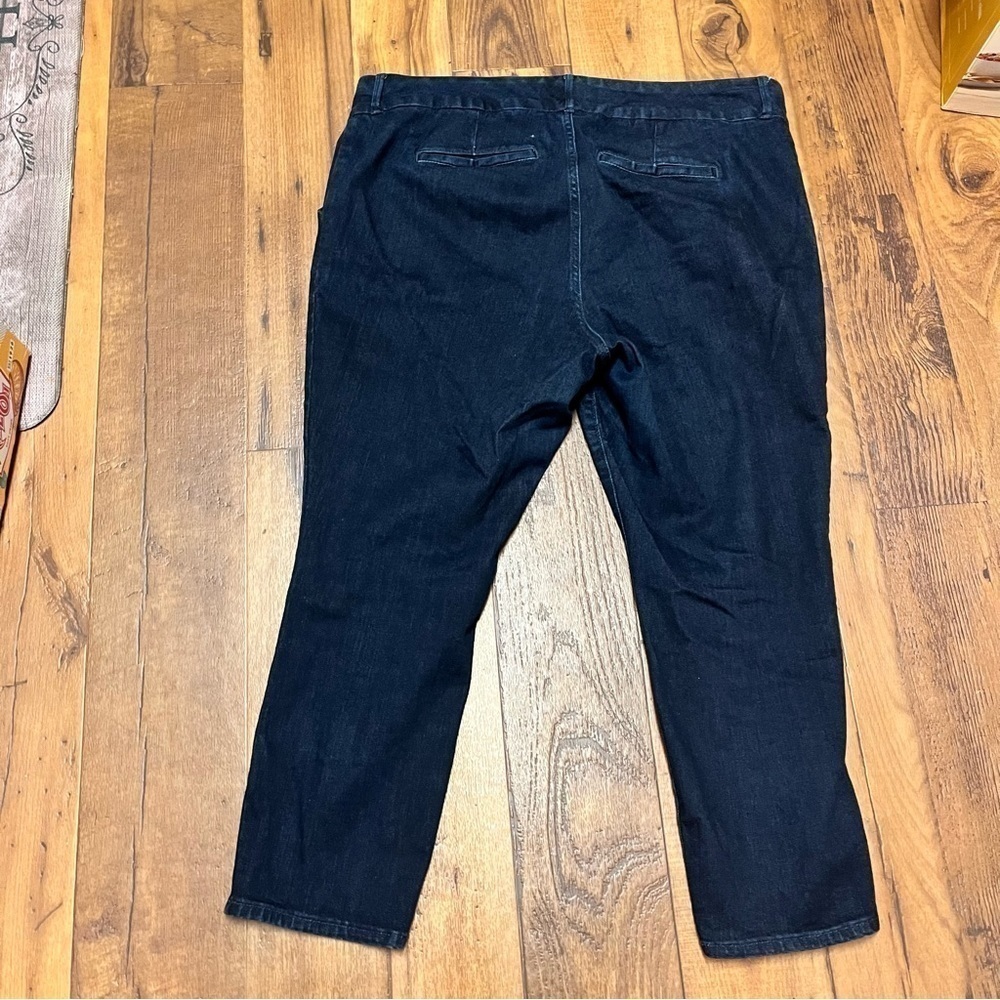 Torrid Crop Classic Skinny Trouser Jeans Dark Wash 18R 18 Regular V - Picture 7 of 8